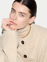 Wool Cashmere Chunky Cardigan | Cream