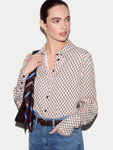 Slim Ditsy Geo Shirt | Cream
