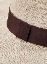 Straw Fedora | Natural
