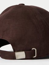 Linen Baseball Cap | Brown