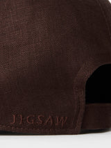 Linen Baseball Cap | Brown