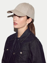 Linen Baseball Cap | Natural