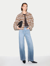 Rhea Patch Pocket Jean | Mid Blue