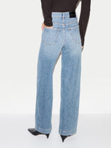 Rhea Patch Pocket Jean | Mid Blue