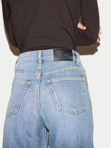 Rhea Patch Pocket Jean | Mid Blue