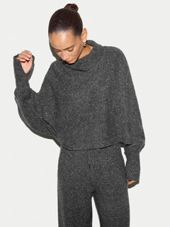 Donegal Poncho Jumper | Grey