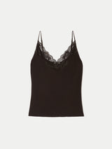 Modal Lace Cami | Ebony