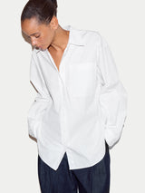 Oversized Cotton Shirt | White