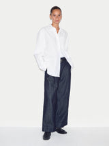 Oversized Cotton Shirt | White