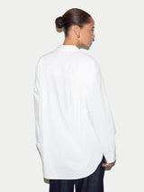 Oversized Cotton Shirt | White