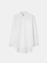 Oversized Cotton Shirt | White