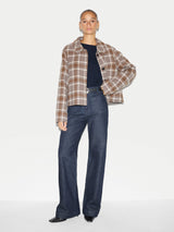 Cloud Cashmere Cap Sleeve Top | Navy