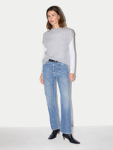 Cloud Cashmere Cap Sleeve Top | Grey Melange