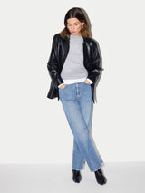Cloud Cashmere Cap Sleeve Top | Grey Melange
