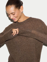 Cloud Cashmere Eldon Jumper | Brown