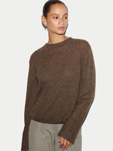 Cloud Cashmere Eldon Jumper | Brown