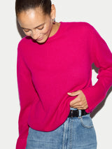 Cloud Cashmere Eldon Jumper | Hot Pink