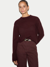 Cloud Cashmere Eldon Jumper | Burgundy