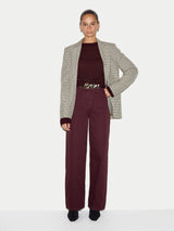 Cloud Cashmere Eldon Jumper | Burgundy