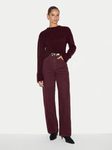 Cloud Cashmere Eldon Jumper | Burgundy