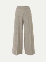 Check Sailor Trouser | Olive