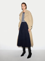 Nelson Cotton Trench Coat | Stone