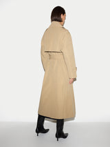 Nelson Cotton Trench Coat | Stone