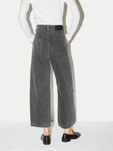 Chelsea Barrel Leg Jean | Washed Black