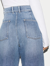 Chelsea Barrel Leg Jean | Mid Blue
