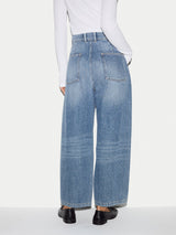 Chelsea Barrel Leg Jean | Mid Blue