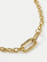 Pave Chain Necklace | Gold