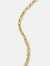 Pave Chain Necklace | Gold