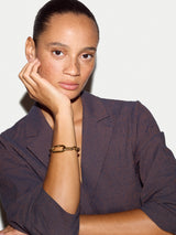 Pave Chain Bracelet | Gold