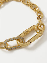 Pave Chain Bracelet | Gold