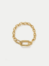 Pave Chain Bracelet | Gold