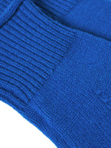 Wool Cashmere Blend Mitten | Blue