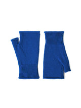 Wool Cashmere Blend Mitten | Blue