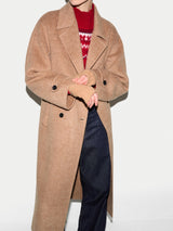 Wool Cashmere Blend Mitten | Camel
