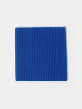 Wool Cashmere Blend Rib Snood | Blue