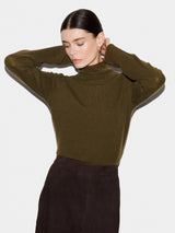 Cloud Cashmere Holden Polo | Khaki