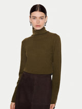 Cloud Cashmere Holden Polo | Khaki