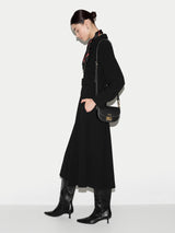 Leather Mini Saddle Bag | Black