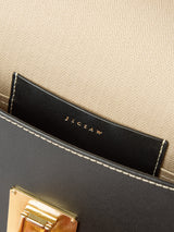 Leather Mini Saddle Bag | Black