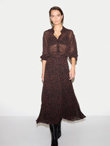 Mini Leopard Skirt | Brown