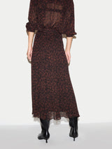 Mini Leopard Skirt | Brown