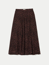 Mini Leopard Skirt | Brown