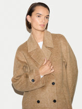 Wool Cashmere Double Faced Coat | Camel