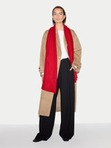 Wool Cashmere Double Faced Coat | Camel