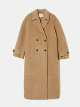 Wool Cashmere Double Faced Coat | Camel