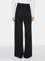 Modern Crepe Sailor Trouser | Black